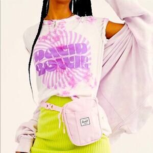 NWT! Chaser David Bowie Tie Dye Graphic Tee size Small